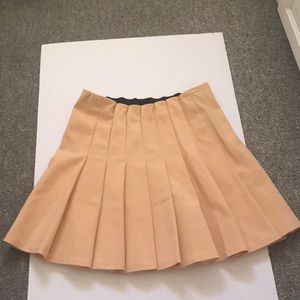 Zara pleated mini skirt